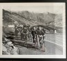Framed photo of Eddy Merckx training with his Molteni team mates